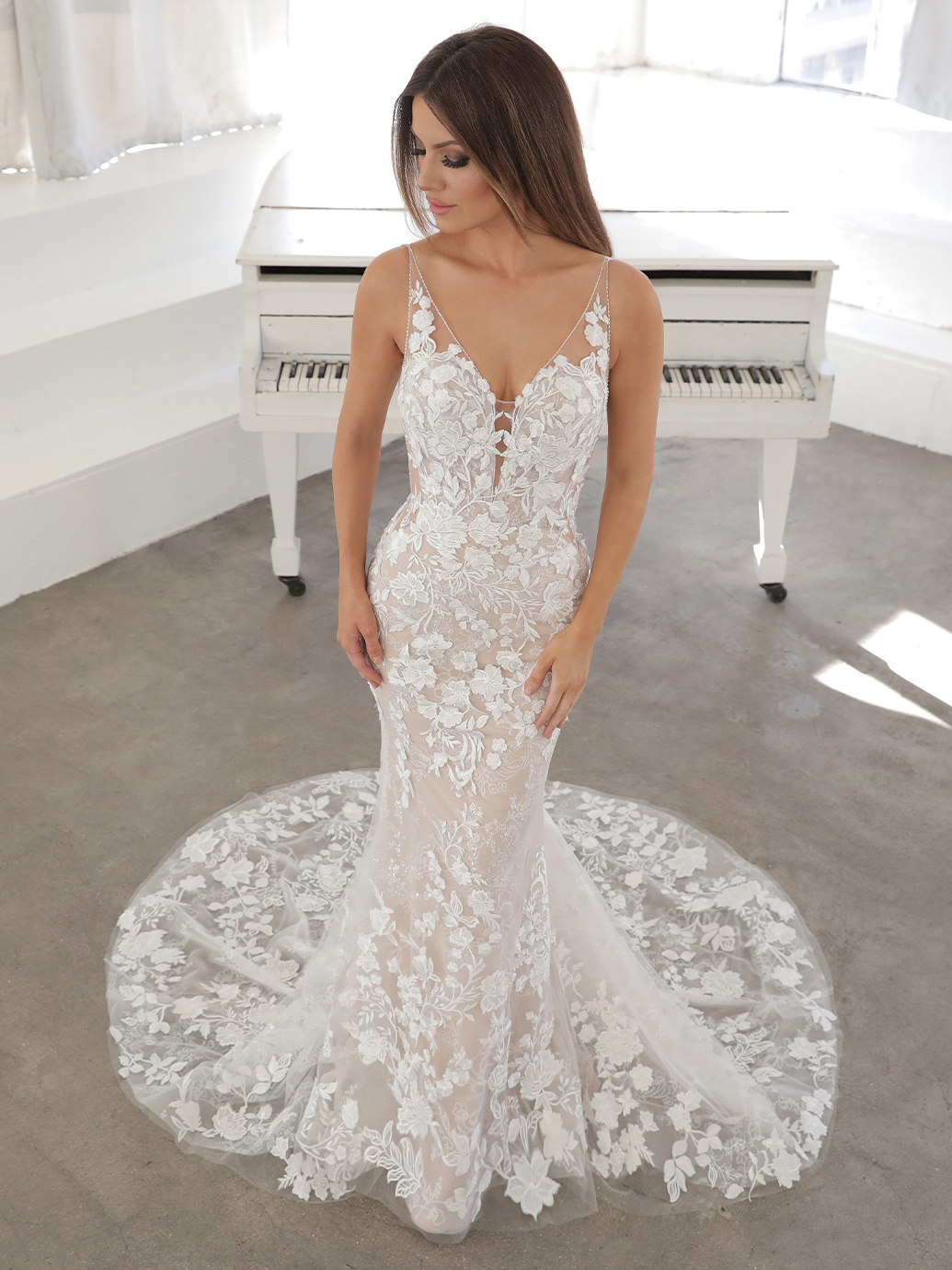 Brautkleid Nefertiti Blue By Enzoani Angelex Princess