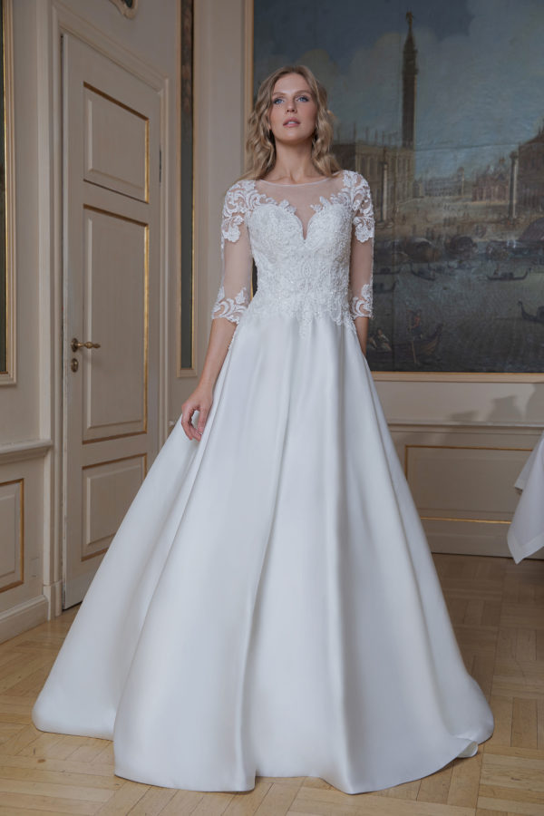 Amera Vera Kollektion 2020 ivory Brautkleid Azura B2021 2 Angelex Princess Das Hochzeitshaus Singen