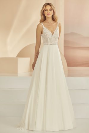 Bianco Evento 2022 Standesamtkleid bridal dress VICTORIA (1) Angelex Princess Das Hochzeitshaus Singen