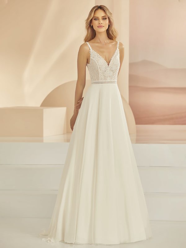 Bianco Evento 2022 Standesamtkleid bridal dress VICTORIA (1) Angelex Princess Das Hochzeitshaus Singen