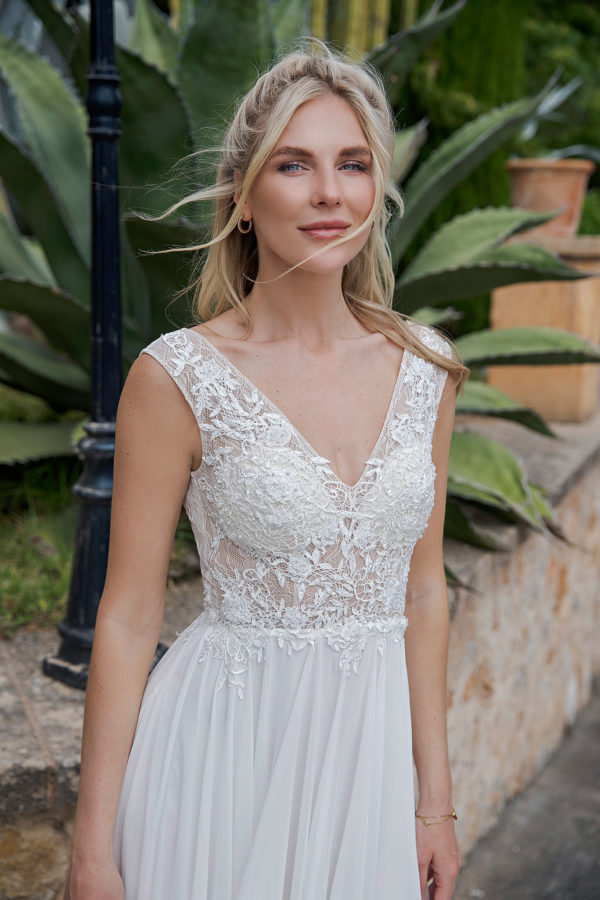 Standesamtkleid 2022 AL31739G 3 bei Angelex Princess Das Hochzeitshaus Singen