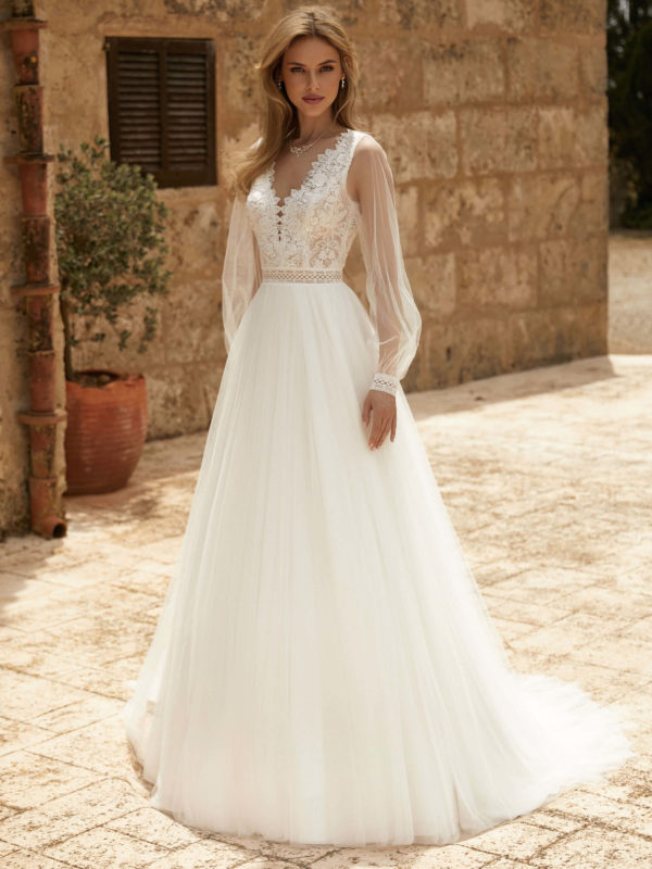 Bianco Evento 2023 Brautkleid DEBORA (1) Angelex Princess Brautmode Singen