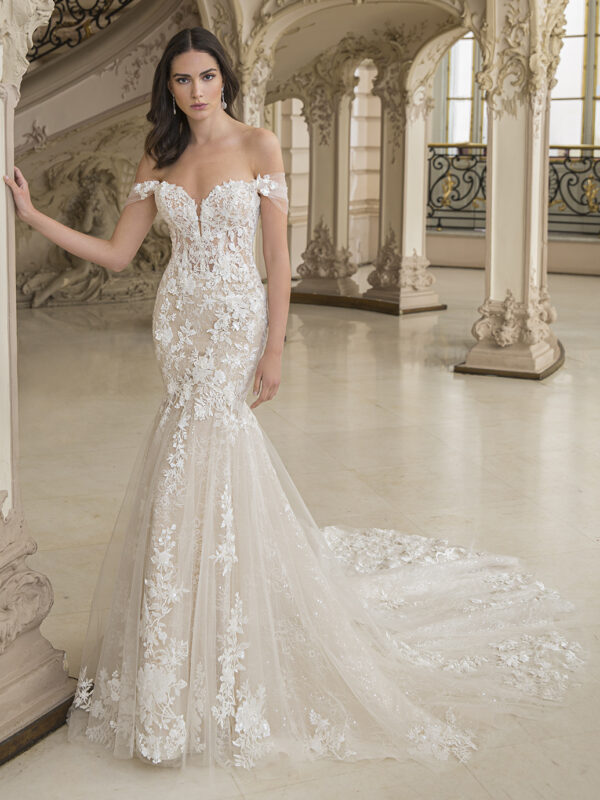 Enzoani Elysee 2023 Brautkleid Elysee 23 Pro BERNADOTTE Fro Web Angelex Princess Hochzeitshaus Brautmode Singen