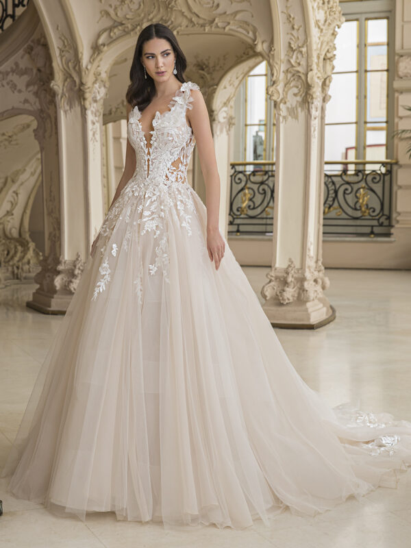 Enzoani Elysee 2023 Brautkleid Elysee 23 Pro PAPILLON Fro Web Angelex Princess Hochzeitshaus Brautmode Singen