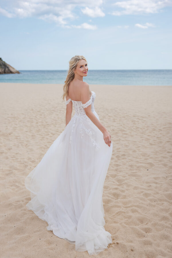 Amera Vera light 2024 ivory Standesamtkleid Brautkleid AL17173 (3) Angelex Princess das Hochzeitshaus Brautmode in Singen
