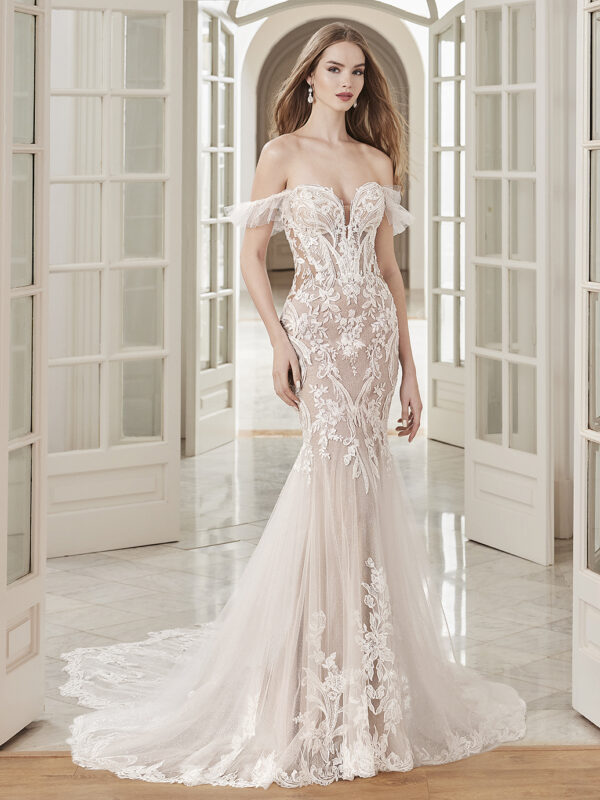 Enzoani Etoile 2024 ivory Brautkleid 24 Etoile PRO CHEYENNE Straps Fro Web Angelex Princess das Hochzeitshaus Brautmode in Singen
