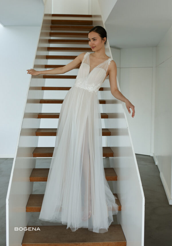Le Rina 2024 Standesamtkleid BOGENA 01 Angelex Princess das Hochzeitshaus Brautmode in Singen