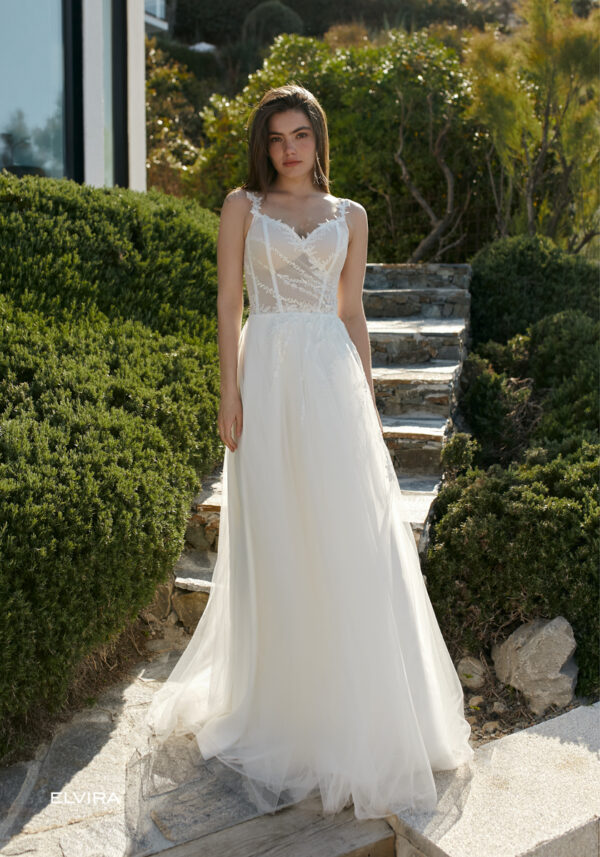 Le Rina 2024 Standesamtkleid ELVIRA 01 Angelex Princess das Hochzeitshaus Brautmode in Singen