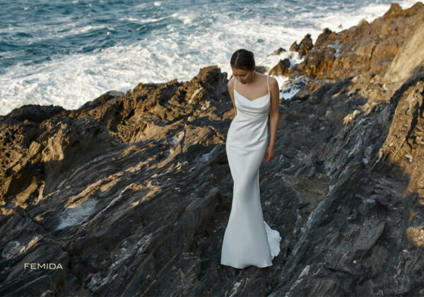 Le Rina 2024 Standesamtkleid FEMIDA 04 Angelex Princess das Hochzeitshaus Brautmode in Singen