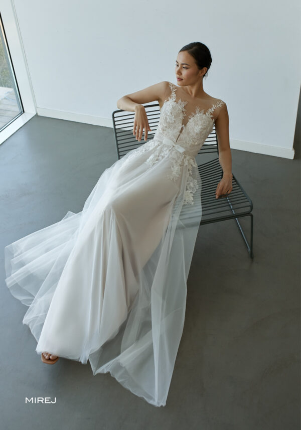 Le Rina 2024 Standesamtkleid MIREJ 01 Angelex Princess das Hochzeitshaus Brautmode in Singen