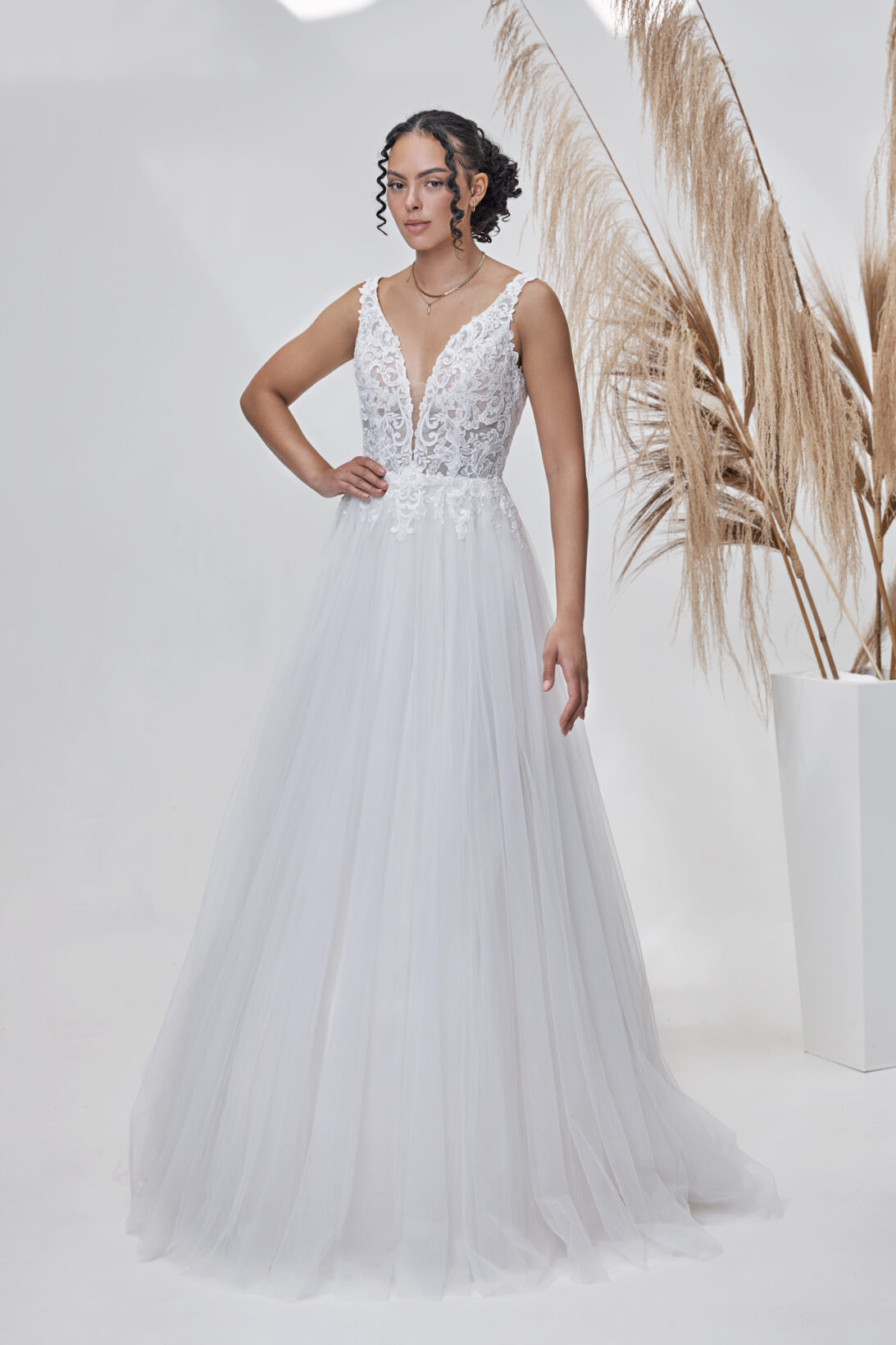 Lohrengel Lignesse 2026 ivory Brautkleid LB260 Angelex Princess das Hochzeitshaus Brautmode Singen