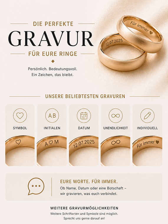Trauringen Gravur Auswahl